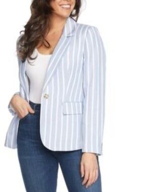 ⚓ Nautical Chic! Philosophy Striped Summer Blazer XXL - NWT